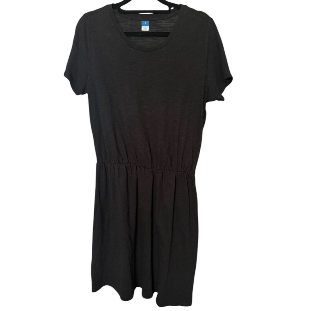 Old Navy Women’s Black Fit & Flare Dress Size S Short Sleeve NWT *FLAW